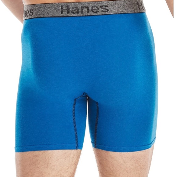 Hanes Men's Comfort Flex Fit Ultra Soft Cotton Stretch Boxer Briefs, 3 Pack, x 2 - Picture 8 of 8